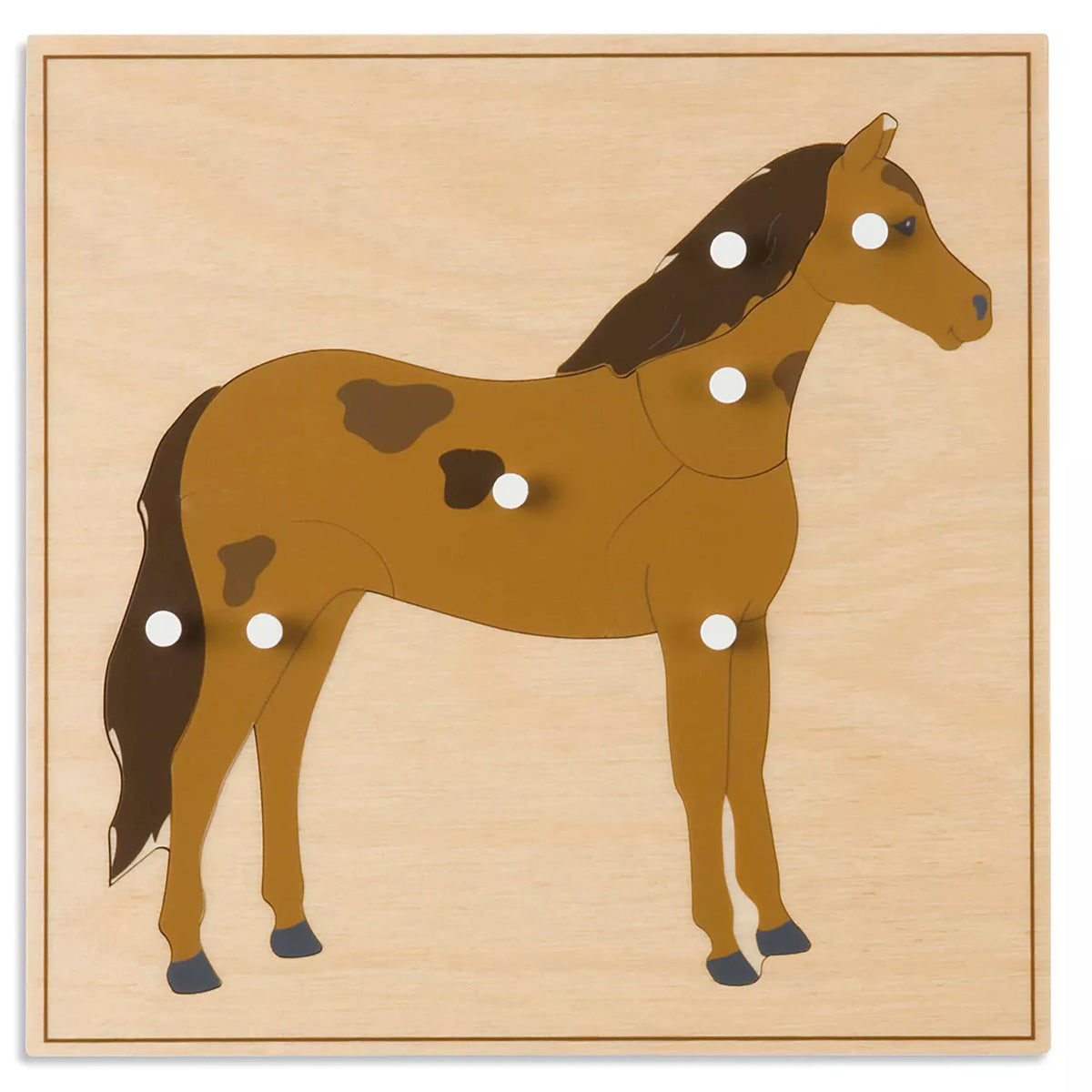 PUZZLE DEGLI ANIMALI:CAVALLO Immagine principale del prodotto