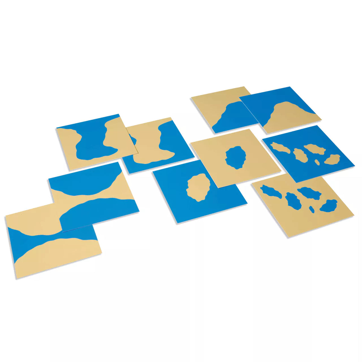 CARTELLINI DELLE FORME DELLA TERRA E DELL' ACQUA