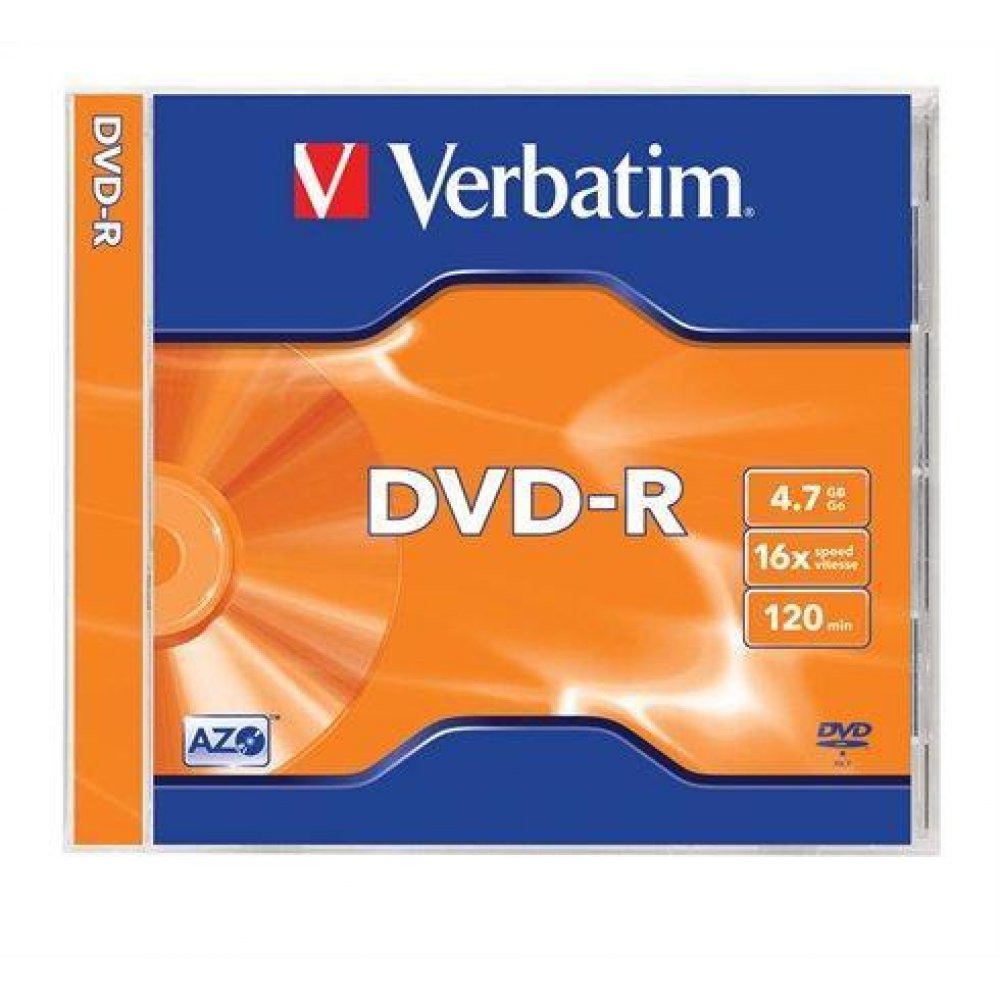 DVD-R 4,7 120MB SLIM PZ.1 Immagine principale del prodotto