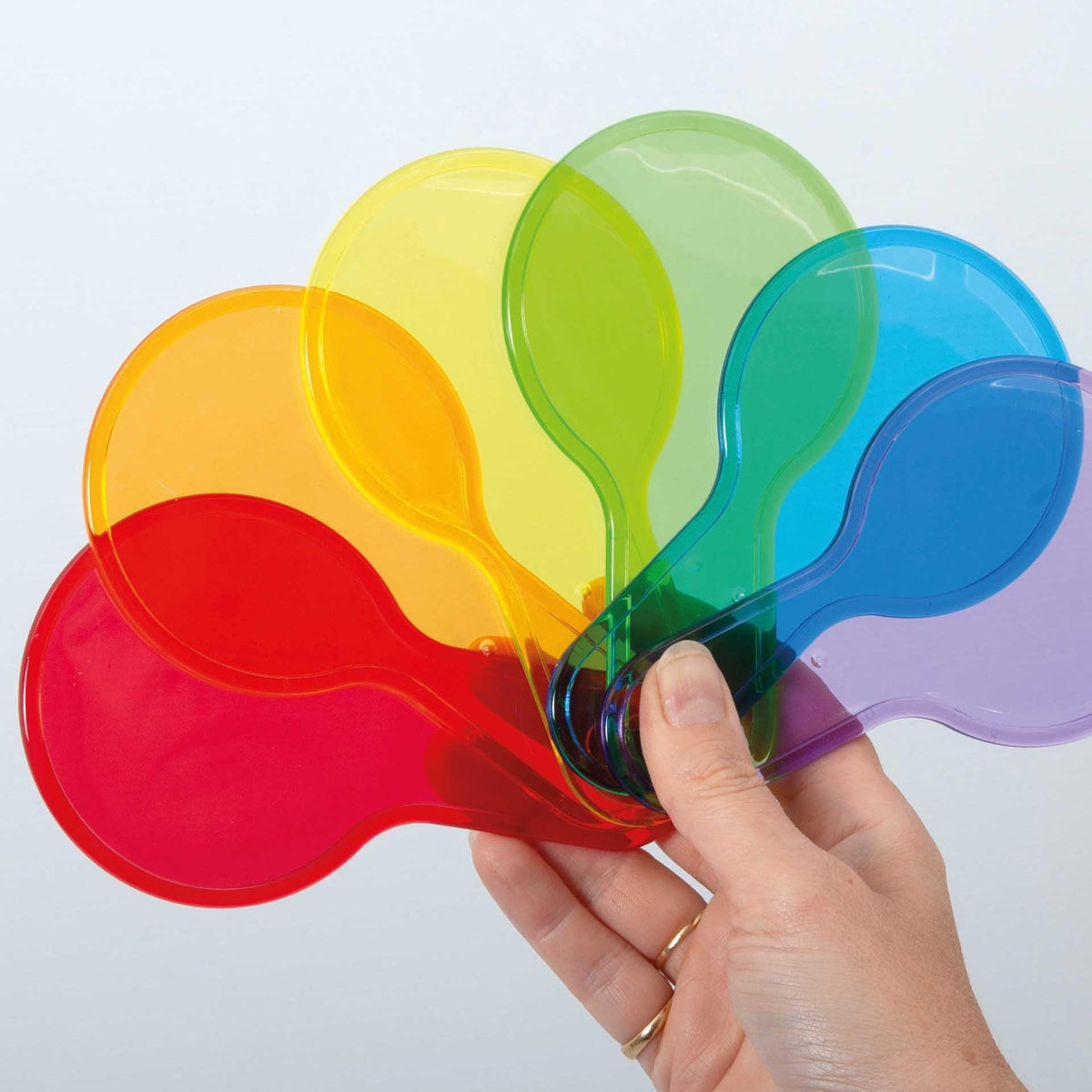 PALETTE COLORATE TRASPARENTI  ESACROMIA - SET 6 PZ