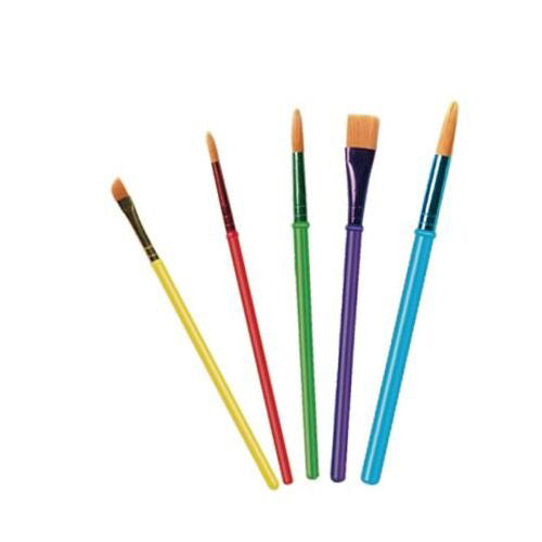 PENNELLI SINTETICI COLOR BRUSH - 5 PEZZI ASSO