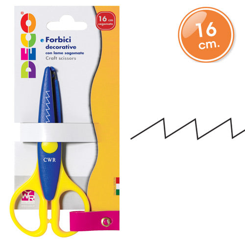 FORBICI DECORATIVE CM.16 - "ZIG-ZAG"