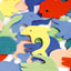 FORME EDUCATIVE EVA - CONF.4 BUSTE 32 PZ. - ANIMIMALI MARINI