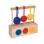 SCATOLA IMBUCARE CON 3 PALLE A MAGLIA COLORATE