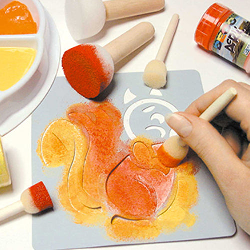 TAMPONE PER STAMPIGLIATURA PICCOLO DIAM CM.2 - SET 12 PEZZI