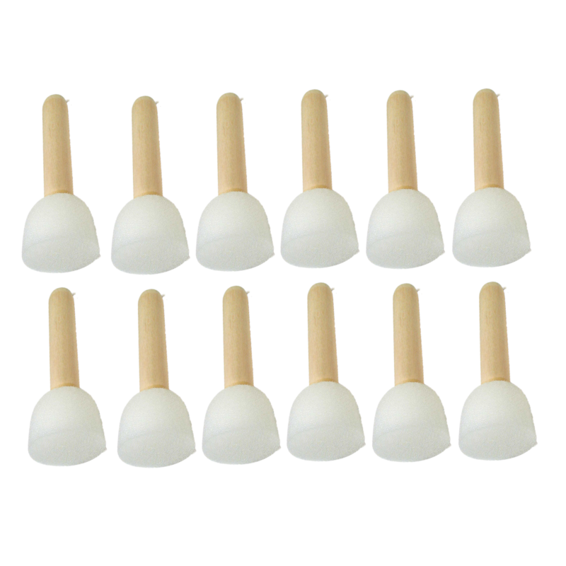 TAMPONE PER STAMPIGLIATURA GRANDE DIAM CM.4 SET 12 PEZZI Immagine principale del prodotto
