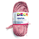 RAFIA NATURALE - PACCHETTO GR.50 - ROSA