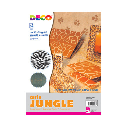 CARTA ANIMALI CM.23X33 - CONF. 20 FG. - ASS.