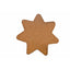 STELLE IN SUGHERO DIAM. CM.20 - 7 PUNTE - CONF.5 P