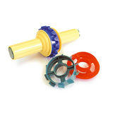 MATTARELLO CON 3 RUOTE SAGOMATE