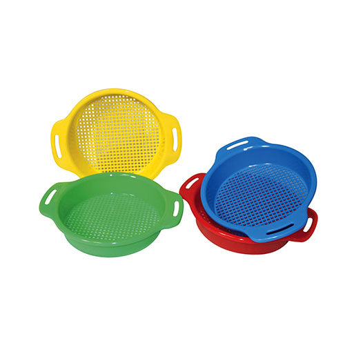 Setaccio Plastica Pesante Diametro Cm.19,5 Colori Assortiti - Confezione 4 Pezzi