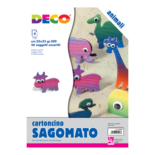FORME PRETAGLIATE - CONF. 56 PZ. - ANIMALI ASS. Immagine principale del prodotto