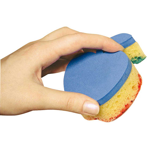 TIMBRI IN SPUGNA - BUSTA 16 PZ. - SOGGETTI ASSORTI