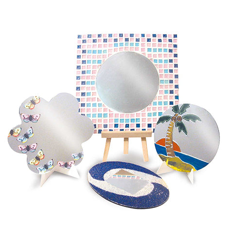 SPECCHIO QUADRATO CM.16X16 - CONF.5 PZ.