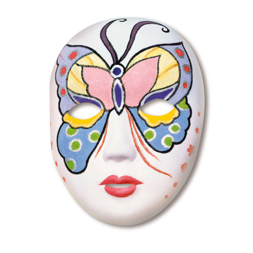 MASCHERA DA DECORARE CM.15X21 DONNA Immagine principale del prodotto