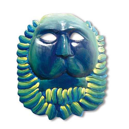 MASCHERA DA DECORARE CM.22X26 LEONE