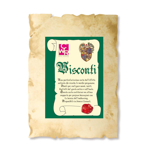 CARTA VISCONTI GR.230 CM.21X29,7 - CONF. 12 FOGLI