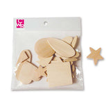 SOGGETTI ASSORTITI IN LEGNO - SET 24 PEZZI