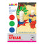 CARTA STELLE CM.23X33 - CONF. 12 FG. - COLORI ASSO