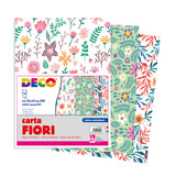 CARTA FIORELLINI CM.23X33 - CONF. 12 FG. - COLORI