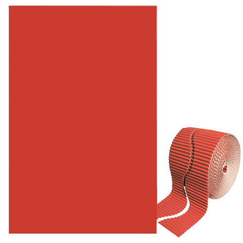 BORDO ONDULATO - ROT. H. MAX CM.6XMT.15 - ROSSO Immagine principale del prodotto