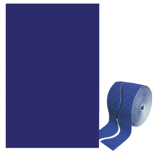 BORDO ONDULATO - ROT. H. MAX CM.6XMT.15 - BLU