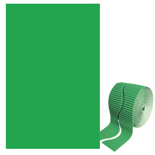 BORDO ONDULATO - ROT. H. MAX CM.6XMT.15 - VERDE