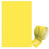 BORDO ONDULATO - ROT. H. MAX CM.6XMT.15 - GIALLO