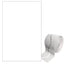 BORDO ONDULATO - ROT. H. MAX CM.6XMT.15 - BIANCO