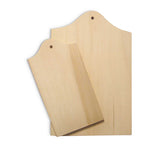 TAGLIERE IN LEGNO CM.22X12X0,9 - CONFEZIONE 4 PZ.