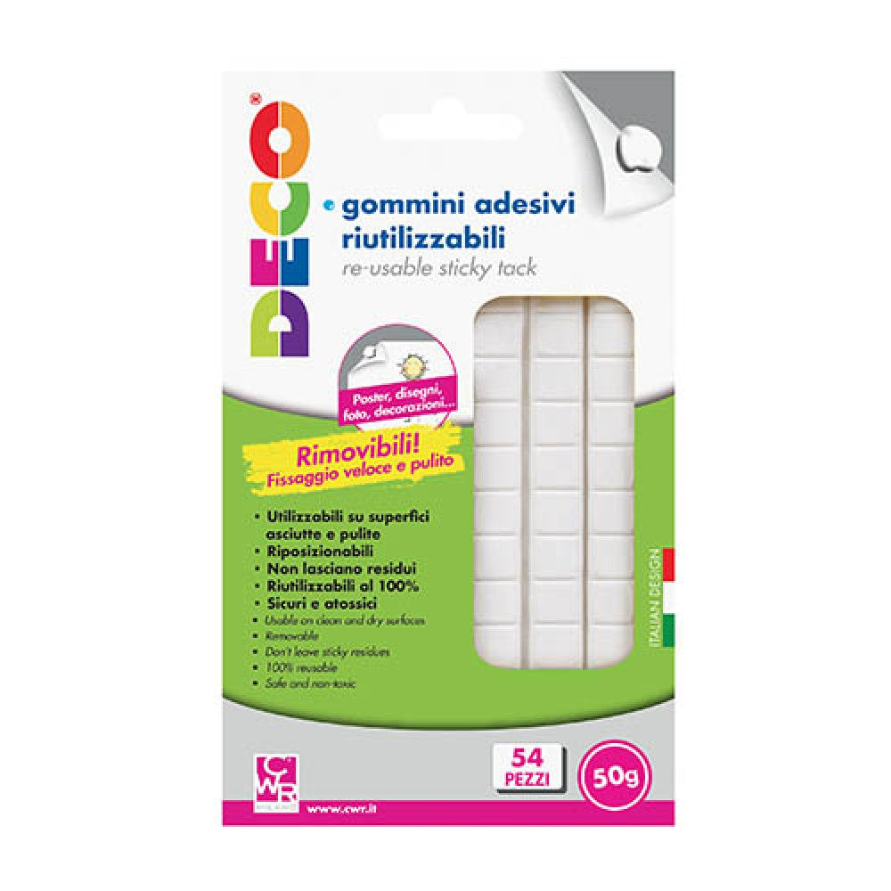 ADESIVO RIUTILIZZABILE - BLISTER 4 STICK Immagine principale del prodotto