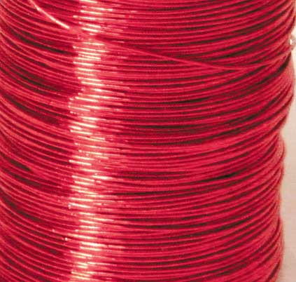 FILO ALLUMINIO DIAM. MM.1,5X3 MT. - ROSSO