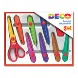 FORBICI CON 8 LAME DECORATIVE IN SCATOLA