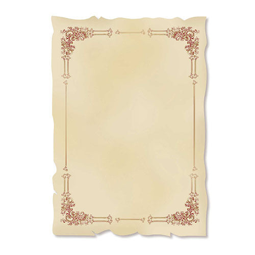 PERGAMENE FUSTELLATE GR.230 CM.29,7X42 - CONF.10 FOGLI