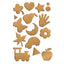FORME ASSORTITE IN SUGHERO - SET 16 PZ.