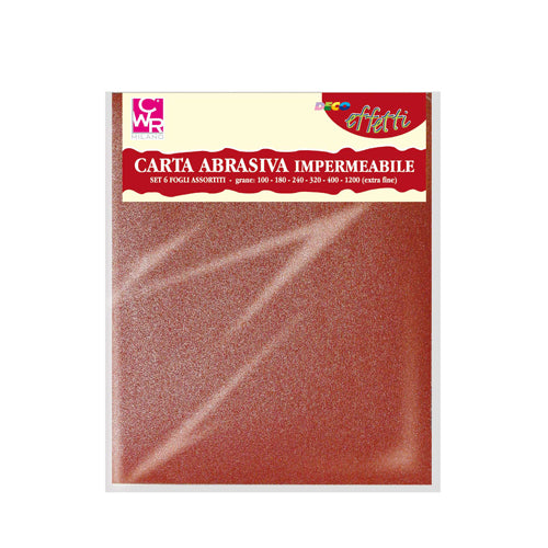 FOGLI ABRASIVI CM.23X28 - SET 6 PEZZI Immagine principale del prodotto