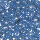 PERLE VETRO 6/0 - SCATOLINA GR.30 - BLU TRASPARENT