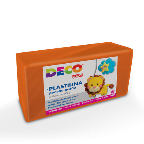 PLASTILINA - PANETTO GR.500  - ARANCIO
