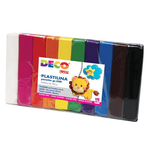 PLASTILINA PANETTO GR.500 - COLORI ASSORTITI