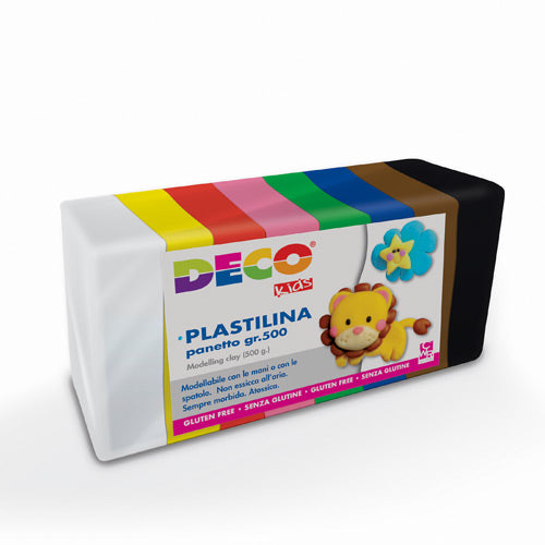 PLASTILINA PANETTO GR.500 - COLORI ASSORTITI Immagine principale del prodotto