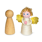 CORPICINI IN LEGNO CM.9 - CONF.6 PZ.