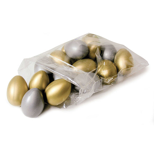 UOVA ORO / ARGENTO - CONFEZIONE 24 PEZZI Immagine principale del prodotto