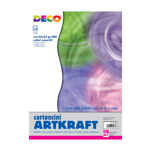 CART. GR.300 ARTKRAFT CM.23X33 - CONF.10 PZ. - COL