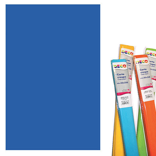 CARTA CRESPA GR. 180 BLU OLTREMARE