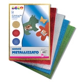 CANNETE' METALLIZZATO CM.25X35 - CONF.10 FG. -  CO