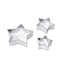 STAMPINI ACCIAIO - SET 3 PEZZI - STELLE