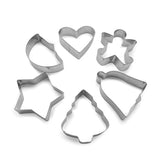 STAMPINI ACCIAIO - SET 6 PEZZI - NATALE 1