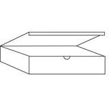 SCATOLA MICROONDE MM.320X250X80 - CONF.10 PZ.
