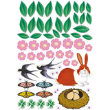 Quattro Stagioni - Set 4 Cartoncini Cm. 35X50 Da Ritagliare