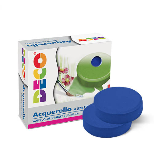 PASTIGLIA ACQUERELLO COLORE BLU Immagine principale del prodotto